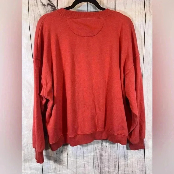 American Eagle Red Graphic Print Pullover M - Picture 4 of 5